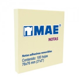 MAE-PST-21007 / 21007 BLOCK DE NOTAS ADHESIVAS 3X3 MAE