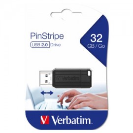 VER-ACC-49064 / 49064 Memoria Verbatim USB 32GB pinstripe.