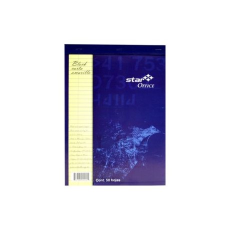 EST-BLK-15 / 15 BLOCK CARTA AMARILLO