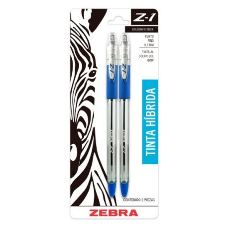 ZEB-BOL-B7921 / 7905-21 BOLÍGRAFO ZEBRA Z-1 BLÍSTER C/2