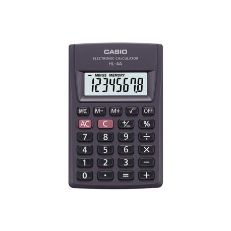 CAS-CAL-HL4 / HL-4 CALCULADORA BASICA 8 DIGITOS
