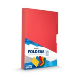 FTC-FOL-1463 / FF-1463 FOLDER INTENSO OFICIO ROJO C/25