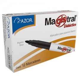 AZO-MAR-84001C / 301.84001 MARCADOR MAGISTRAL DIDACT. NEGRO C/12