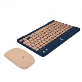 MC-ACC-201274 / PC-201274 Kit teclado y mouse Perfect Choice compacto genova color azul