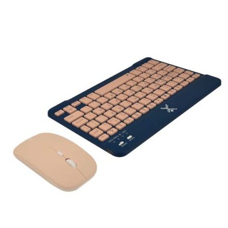 MC-ACC-201274 / PC-201274 Kit teclado y mouse Perfect Choice compacto genova color azul