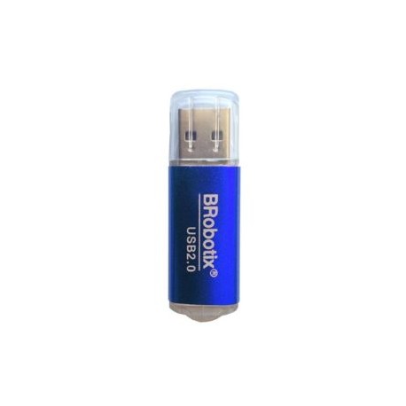 BR-CO-345673A / 345673A LECTOR USB MICRO SD AZUL METALICO