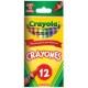 CRA-CRA-523012 / 52-3012 Crayones Estándar 9.21x.7.9 cm 12pz