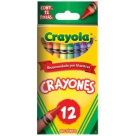 CRA-CRA-523012 / 52-3012 Crayones Estándar 9.21x.7.9 cm 12pz