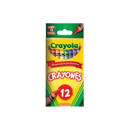 CRA-CRA-523012 / 52-3012 Crayones Estándar 9.21x.7.9 cm 12pz
