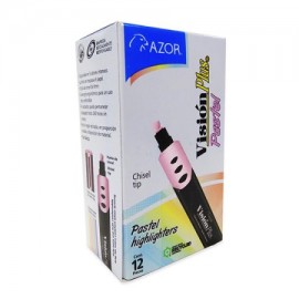 AZO-MAR-2600RPC / 301.2600RSP RESALTADOR VISION PLUS PASTEL RO C/12