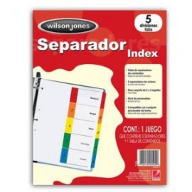 ACO-SEP-P1345 / P1345 SEPARADOR C/NUMERACION 5 DIVISIONES