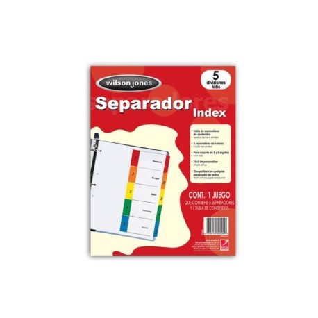 ACO-SEP-P1345 / P1345 SEPARADOR C/NUMERACION 5 DIVISIONES