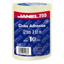 JAN-ADS-2551265 / 2551265100 CINTA ADHESIVA JANEL 12X65 C/10