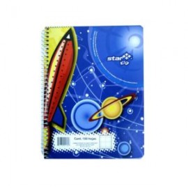 EST-CUA-C184 / 0184 CUADERNO ESPIRAL FORMA FRANCESA