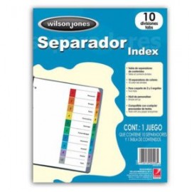 ACO-SEP-P1347 / P1347 SEPARADOR C/NUMERACION 10 DIVISIONES