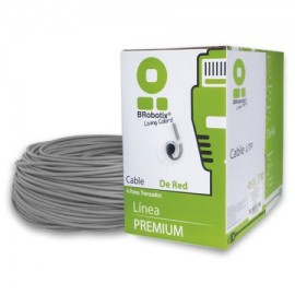 BR-CO-065740 / 65740 Bobina CAT 5e Brobotix CCA UTP 305 mts gris