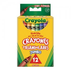 CRA-CRA-524312 / 52-4312 12 CRAYONES TRIANGULARES CRAYOLA