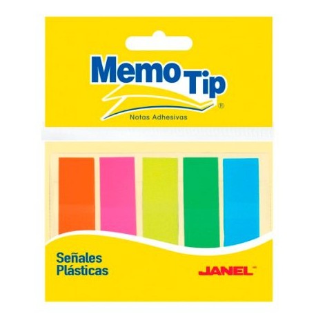 JAN-SEP-16795 / 6570516795 SEÑALES PLÁSTICAS MEMO TIP 5 COLORES