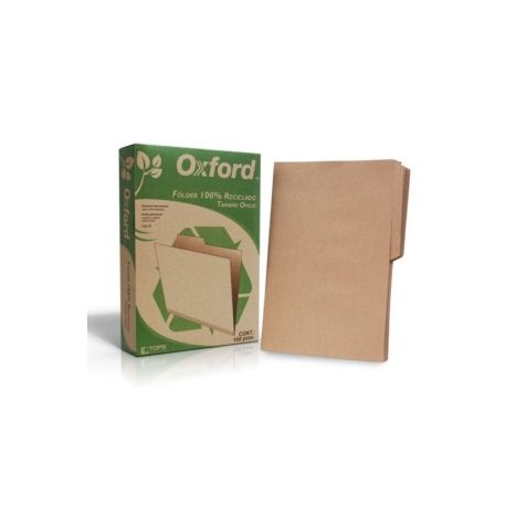 ESS-FOL-M756REC / M756 1/2 FOLDER OXFORD RECICLADO OFICIO C/100