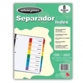 ACO-SEP-P1346 / P1346 SEPARADOR C/NUMERACION 8 DIVISIONES