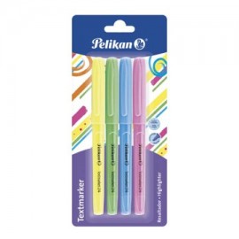 PEL-MAR-214B4 / 30162400 Resaltador de texto Pelikan TEXTMARKER 214 tarjeta con 4 colores