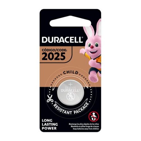 DUR-PIL-LT2025 / 5006064 Pila de litio Duracell 2025 de 3.0v