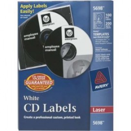 AVE-ETI-5698 / 5698 ETIQUETA PARA CD TECNOLOGIA LASER