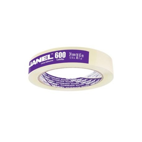 JAN-ADS-60024X6 / 6002465100 CINTA ADHESIVA CELOFAN JANEL 24X65 PZ