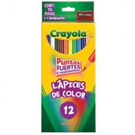 CRA-COL-684012 / 68-4012 lapices de colores con sacapunt