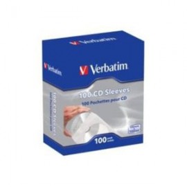 VER-ACC-49976 / 49976 Sobres de Papel para CD/DVD 100 piezas