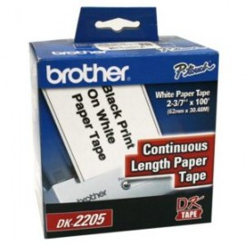 BRO-ETQ-DK2205 / DK2205 ETIQUETA BROTHER CONTINUA DE 62MM X 30 M