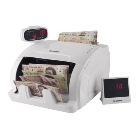 STE-CONT-BI100 / BILL-100 Contadora de billetes con detector STEREN 1 pza