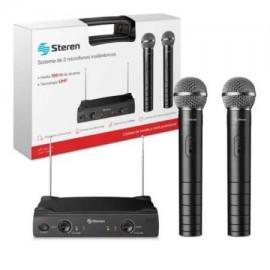 STE-MIC-055 / WR-055UHF SISTEMA DE 2 MICRÓFONOS INALÁMBRICOS UHF