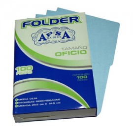 APS-FOL-L21 / L21FO FOLDER AZUL TAMAÑO OFICIO