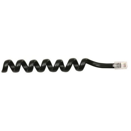 STE-CAB-3027N / 302-007N Cable espiral telefónico STEREN negro 302-007n 10 pz