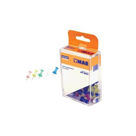 MAE-PIN-PP100T / PP-100T Pines transparentes de colores