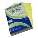APS-FOL-L14 / L14FC Folder canario APSA tamaño carta  , paqu