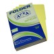 APS-FOL-L14 / L14FC Folder canario APSA tamaño carta  , paqu