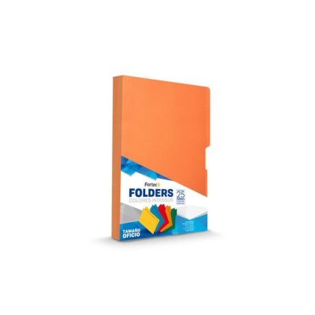 FTC-FOL-1461 / FF-1461 FOLDER INTENSO OFICIO NARANJA C/25