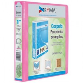 KYM-CAR-100RNEO / CPKCBHO-100-RNEO CARPETA KYMA 1 PULG EN O ROSA N. 1PZA