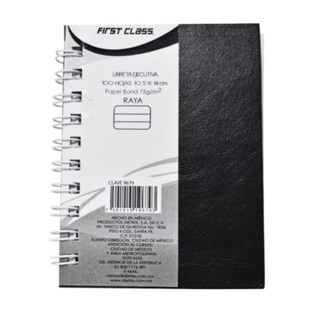 DIE-CUA-9679 / 9679 Cuaderno engargolado Dietrix tamaño pock