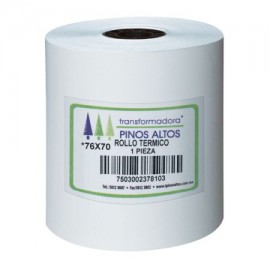 PIN-ROL-RT7670 / RT7670 Rollo de papel térmico Pinos Altos 76 x