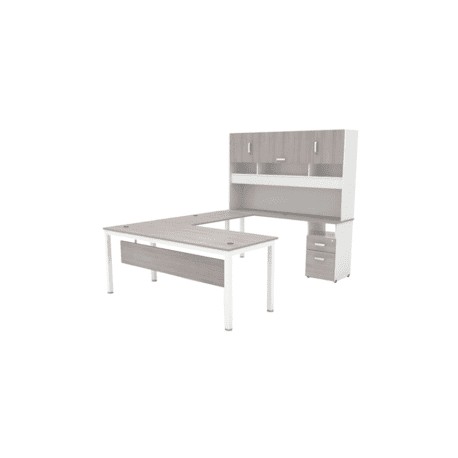 HS-SA-18 / HS-SA-18 Conjunto Ejecutivo Sirion con librero sobreponer Modelo «A» (Der./Izq.)