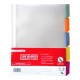 DIE-SEP-9156 / 9156 Separadores plástico de color Dietrix tamaño carta con insertos 5 piezas