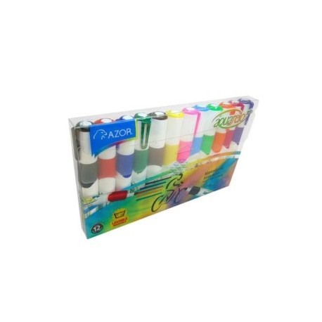 AZO-MAR-20012 / 301.230012 MARCADOR AQUARELO GRIP SURTIDO C/12