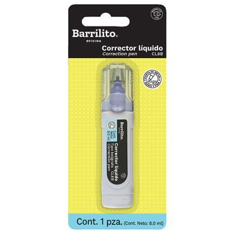 BAR-CRR-BCL8B / CL8B CORRECTOR LIQUIDO BOLIGRAFO 8 ML