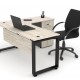 EQ-L-160 / EQ-L-160 Escritorio Quadra con Lateral 160×140 cm (Der./Izq.)