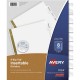 AVE-SEP-11124 / 11124 SEPARADOR BLANCO CARTA 8 DIVISIONES