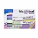 AZO-MAR-8354P / 301.8354P Marcador Magistral Didáctico punta cincel 6 mm colores pastel caja con 4 pzas