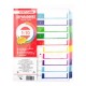 DIE-SEP-4408 / 4408 Separadores Dietrix tamaño carta del 1 al 10 pestañas de color